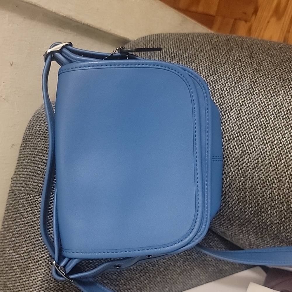 Coach leather mini crossbody bag